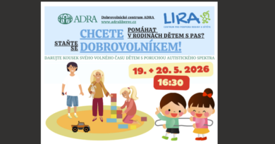 Liberecká ADRA hledá dobrovolníky do rodin s dětmi s PAS